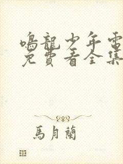 鸣龙少年电视剧免费看全集更新