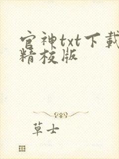 官神txt下载精校版
