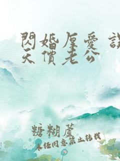 闪婚厚爱 误嫁天价老公