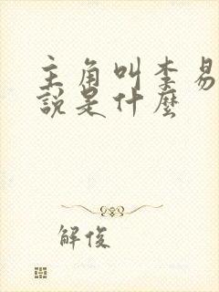 主角叫李易的小说是什么