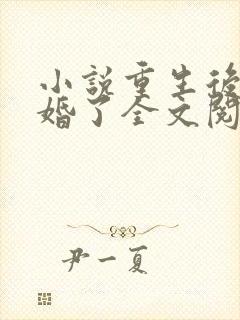 小说重生后我逃婚了全文阅读