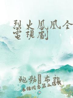 烈火凤凰全集 电视剧