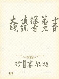 大侦探第十季在线观看免费高清