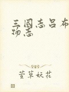 三国志吕布传人物志