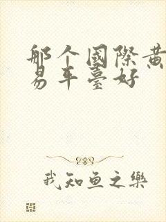 那个国际黄金交易平台好