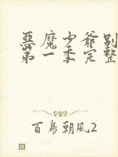 恶魔少爷别吻我第一季完整版在线观看