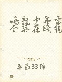 鸣龙少年电视剧全集在线观看高清