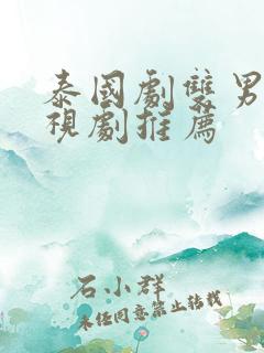 泰国剧双男主电视剧推荐