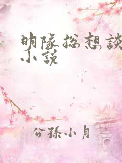 明队总想谈恋爱小说