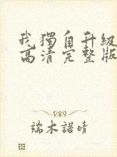 我独自升级动漫高清完整版