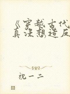 《穿越古代,我真没想造反啊》小说