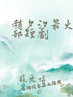 赵夕汐最火的三部短剧