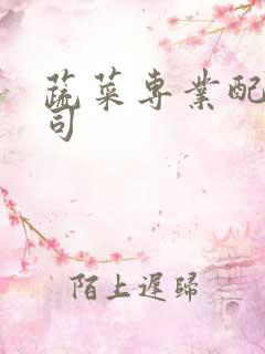 蔬菜专业配送公司