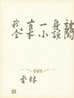 我有一身被动技全本小说阅读