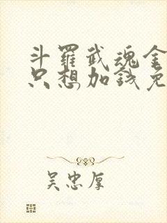 斗罗武魂金光我只想加钱免费阅读