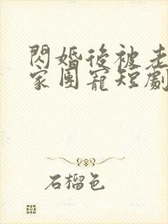 闪婚后被老公全家团宠短剧在线观看全集