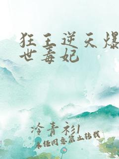 狂王逆天爆宠惊世毒妃