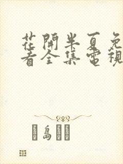 花开半夏免费观看全集电视剧策驰