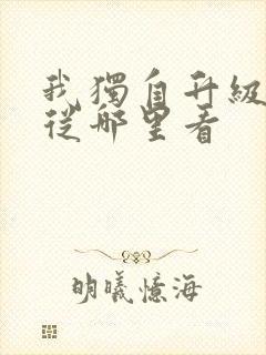 我独自升级漫画从哪里看