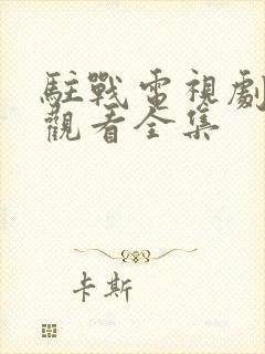 驻战电视剧免费观看全集