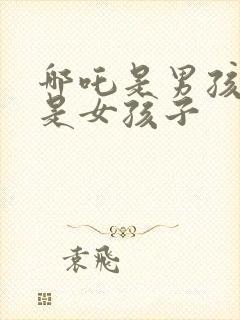 哪吒是男孩子还是女孩子