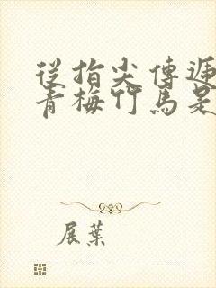 从指尖传递热情青梅竹马是消防员第1季