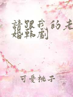 请跟我的老公结婚韩剧