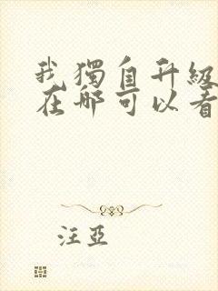 我独自升级漫画在哪可以看