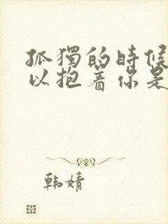 孤独的时候还可以抱着你是什么歌