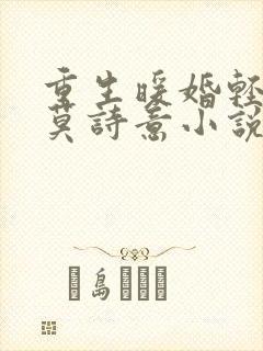 重生暖婚轻宠妻莫诗意小说