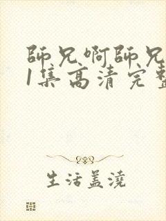 师兄啊师兄101集高清完整版