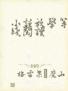 小说放学等我在线阅读