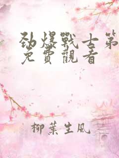 劲爆战士第一季免费观看