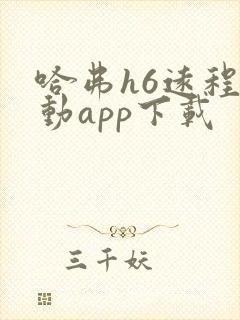 哈弗h6远程启动app下载