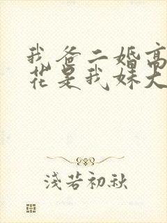 我爸二婚高冷校花是我妹大结局