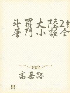 斗罗大陆2绝世唐门小说全文阅读