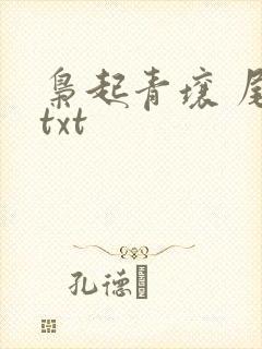 枭起青壤 尾鱼txt