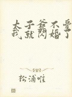 太子爷不爱我那我就闪婚了晏听南