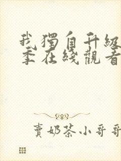 我独自升级第三季在线观看全集免费