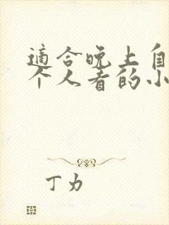 适合晚上自己一个人看的小说