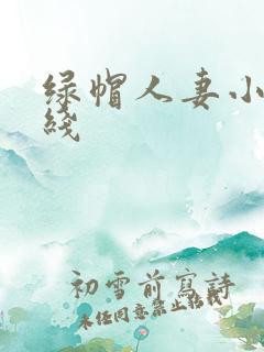 绿帽人妻小说在线