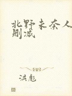 北野未奈人妻无删减