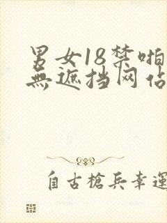 男女18禁啪啪无遮挡网站