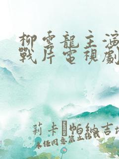 柳云龙主演的谍战片电视剧大全集暗算