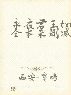 永夜君王txt全本未删减下载