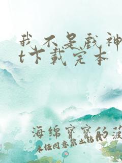 我不是戏神txt下载完本