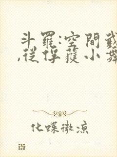 斗罗:空间武魂,从俘获小舞开始 小说