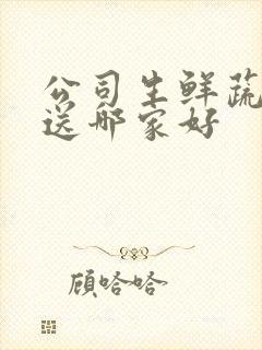 公司生鲜蔬菜配送哪家好