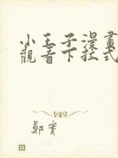 小王子漫画免费观看下拉式漫画