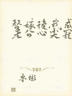 替嫁后,我成了老公心尖宠 短剧